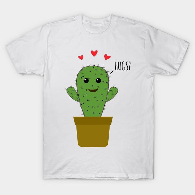 Affectionate Cactus T-Shirt by wanungara